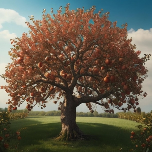 The Majestic Apple Tree