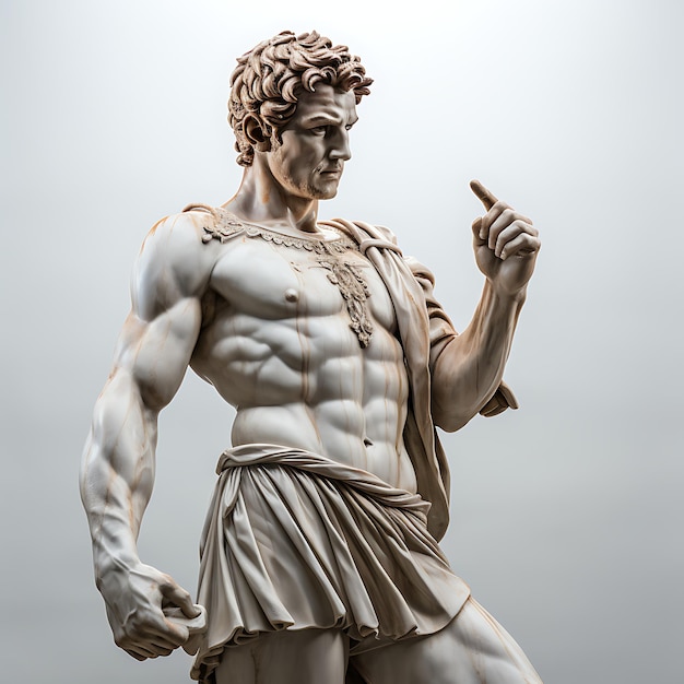 Majestic Beauty of Greek Style Marble Statues