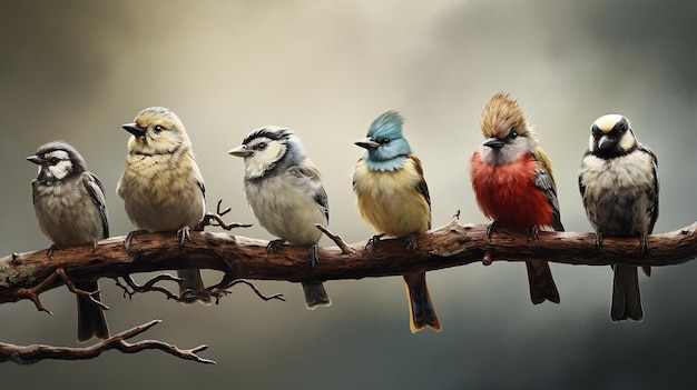 Majestic Birds Isolated Avian Wonders