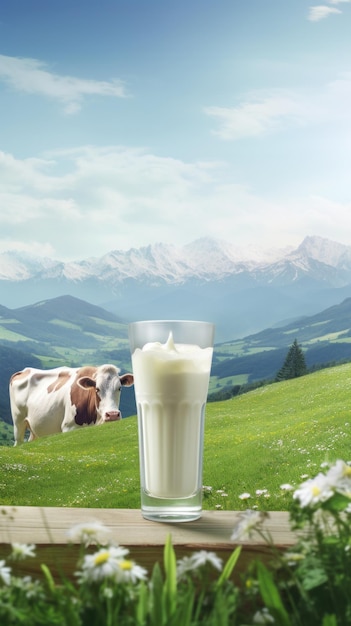 Photo majestic blend surrender to the serene delights of hokkaido milk tea