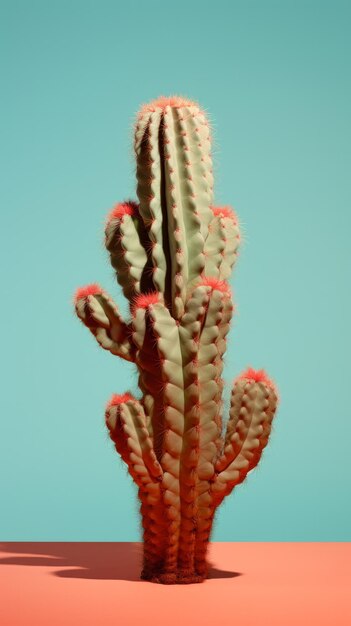 A Majestic Cactus Standing Proudly on a Table