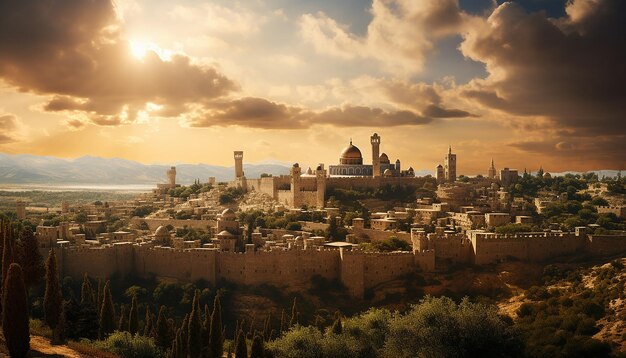 the majestic city of israel from the bible Ultra HD