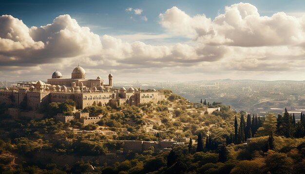 Photo the majestic city of israel from the bible ultra hd