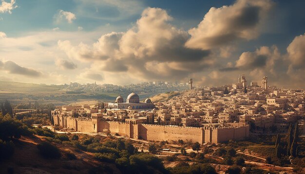 the majestic city of israel from the bible Ultra HD