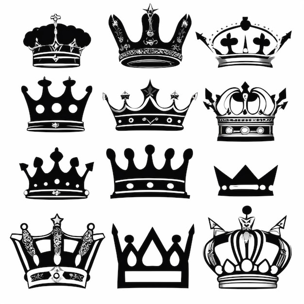 Majestic Crown Emblem Regal Symbol of Excellence