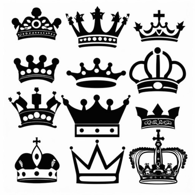 Majestic Crown Emblem Regal Symbol of Excellence