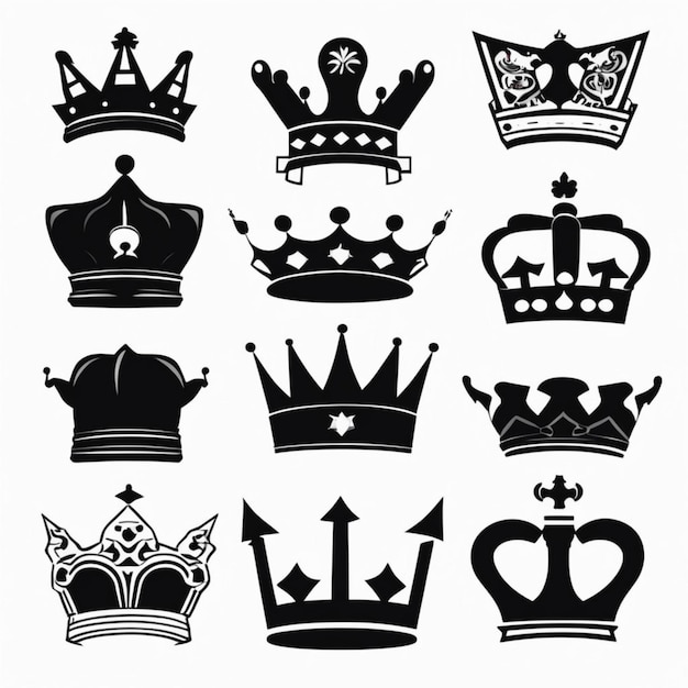 Majestic Crown Emblem Regal Symbol of Excellence