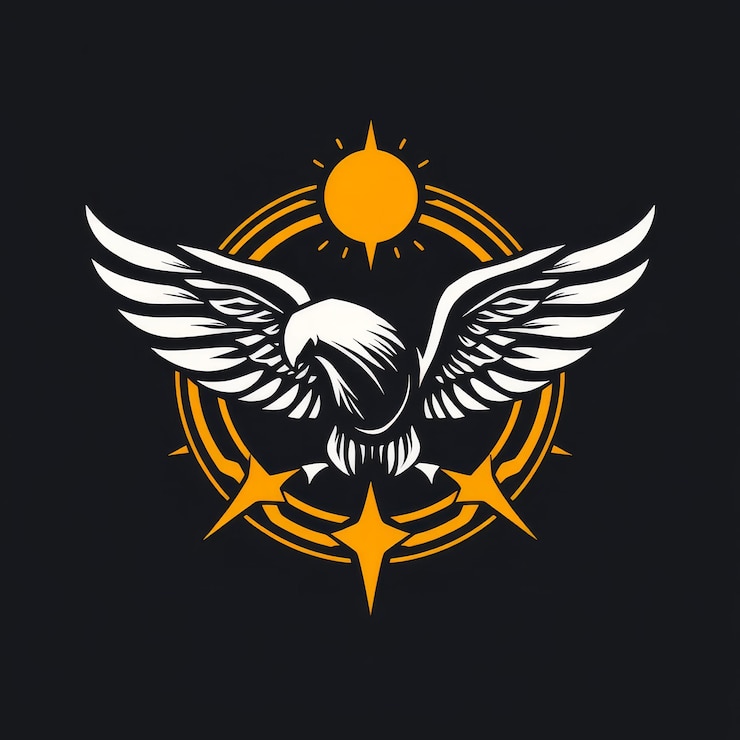 Photo majestic eagle emblem