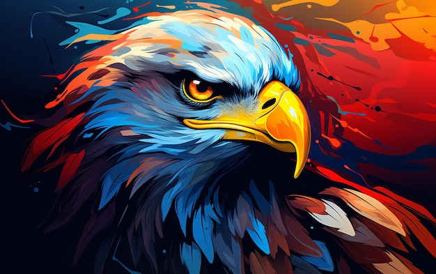 Majestic Eagle Illustration