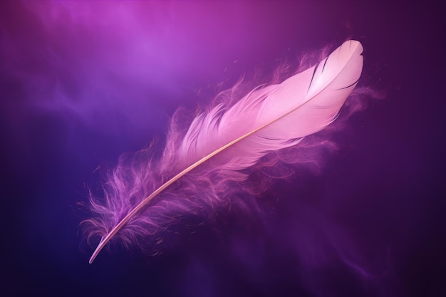 Majestic Feather paarse wolken genereren Ai