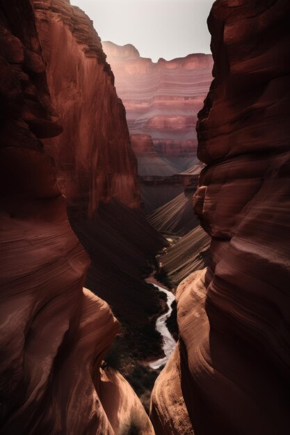 Majestic Grand Canyon panorama captured in brilliant daylight