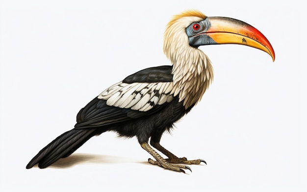 Majestic Hornbill Close up