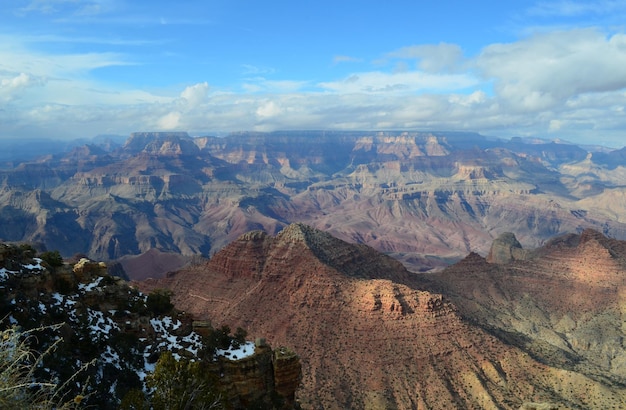 Maestoso paesaggio del grand canyon in arizona