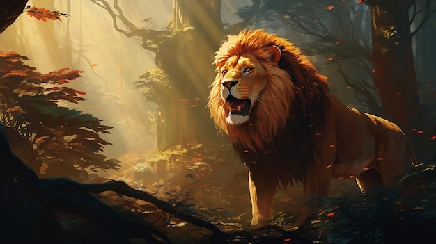 Majestic Lion