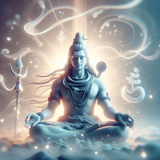 Photo majestic lord shiva