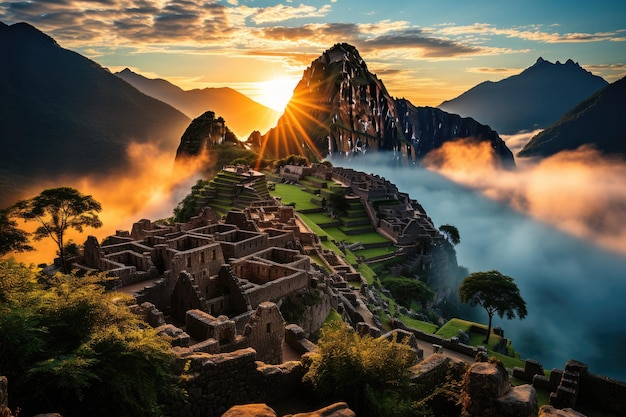 Majestic Machu Picchu at Dawn