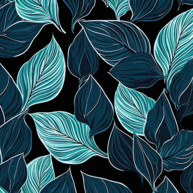 Photo majestic mopani captivating repeating leaf pattern
