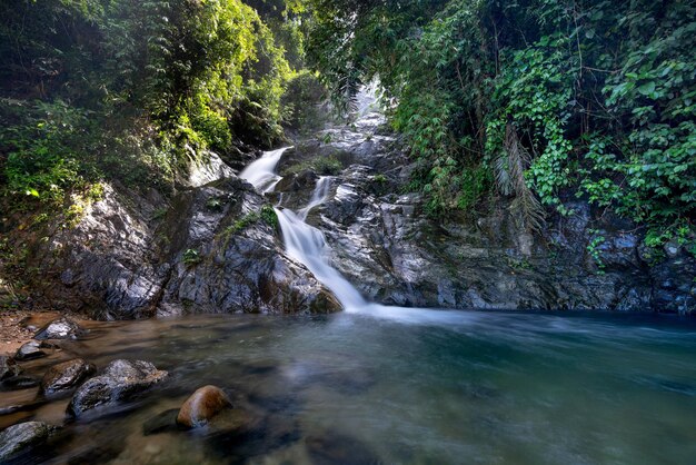 Majestic mountain river photo