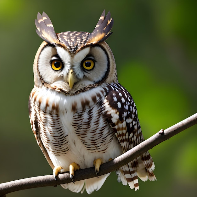 Photo majestic owl illustration