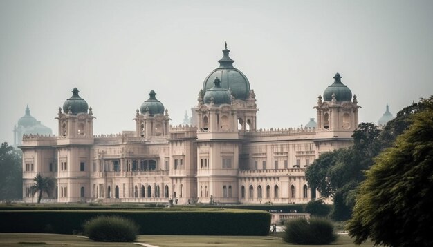 The majestic parliament building stands tall in the capital city generated by artificial intelligence