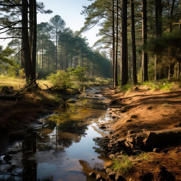 Majestic Pine Canopy Pine Tree Foto's