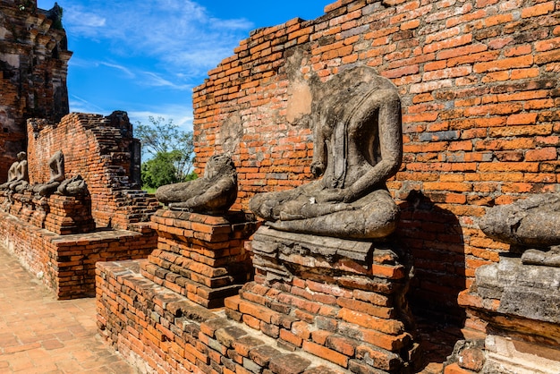 Majestic ruins of 1629 Wat Chai Watthanaram built by King Prasat Tong 