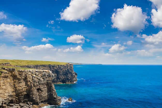 Majestic seascapes beholding the grandeur of beautiful cliffs offering breathtaking sea views
