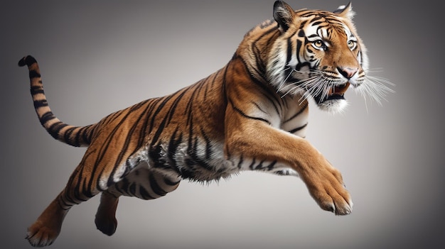 Majestic Tiger in Leap Generative AI