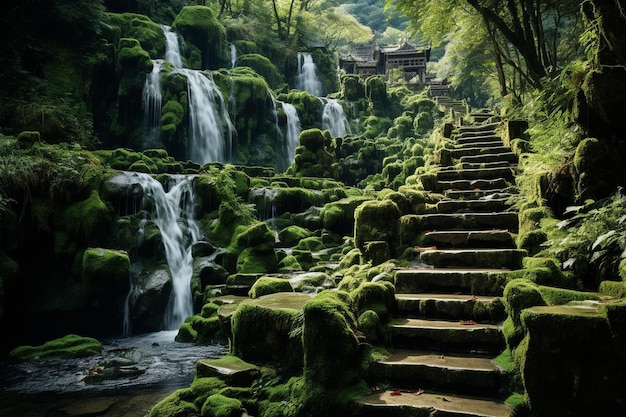 Majestic_waterfall_surrounded_by_lush_green_275jpg