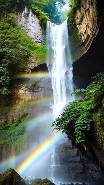 Majestic waterfall