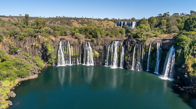 Majestic Waterfalls Landscape