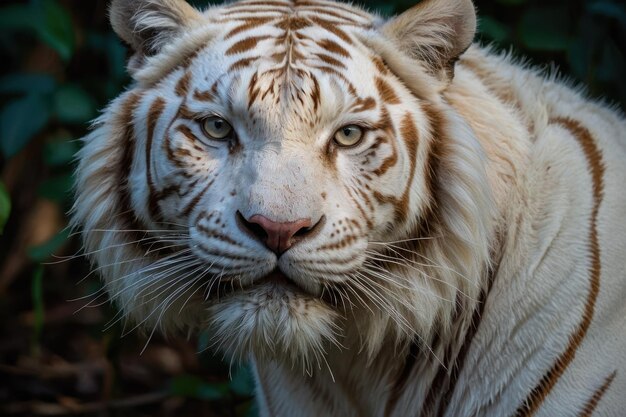 Majestic White Tiger CloseUp