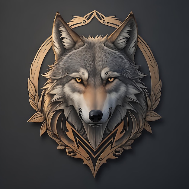 Majestic Wolf Logo Concept