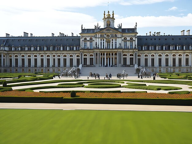 Majestueuze Architectuur Beroemde Kathedraal Paleis van Versailles Generatieve Ai