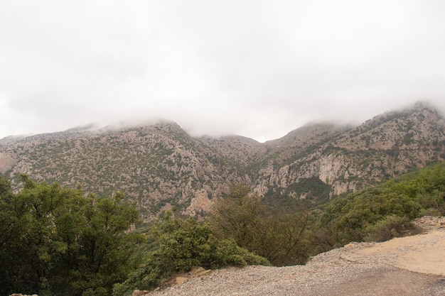 Majestueuze Djebel Zaghouan, de prachtige berg van Tunesië