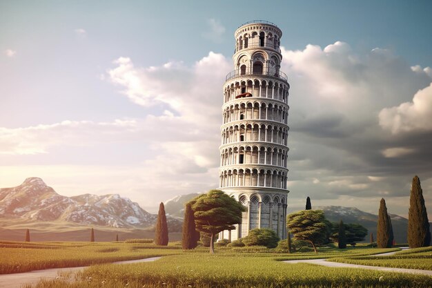 Majestueuze plaats op de aarde Panoramische fotografie