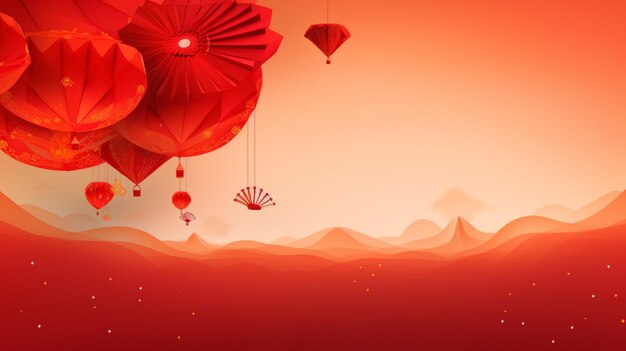 Makar sankranti background in red