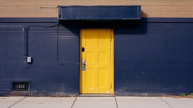 Makarc Yellow Door Een commentaar op ras en stedelijk minimalisme