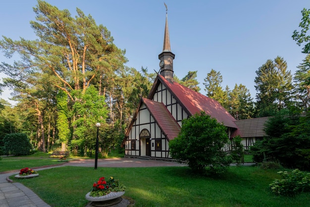 Makarov Organ Hall the former Catholic Church of Raushen Svetlogorsk Kaliningrad region Russia