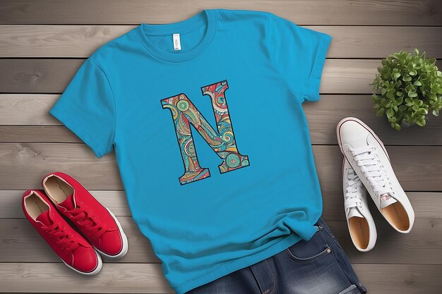 Photo make it yours personalized name tee design