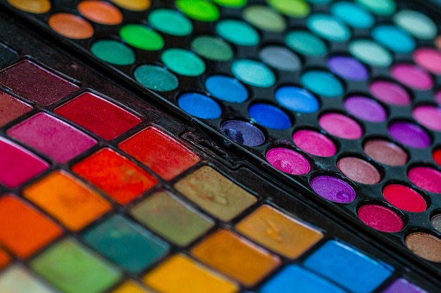 Make-up artiest professioneel kleurenpalet