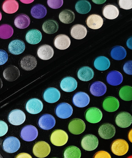 Make-up collectie close-up