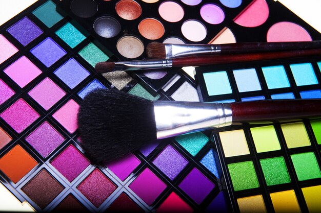 Make-up collection close up