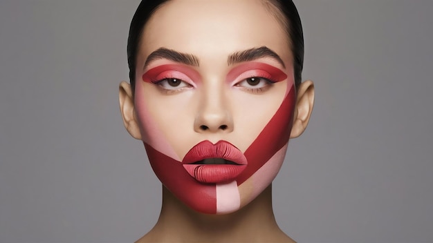 Make up concept with lipstick