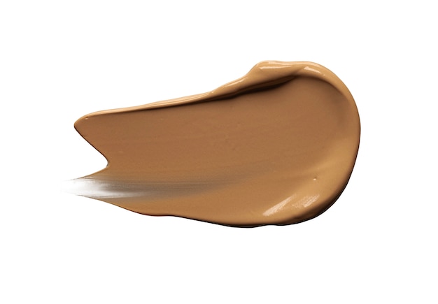 Make-up crème foundation geïsoleerd op wit