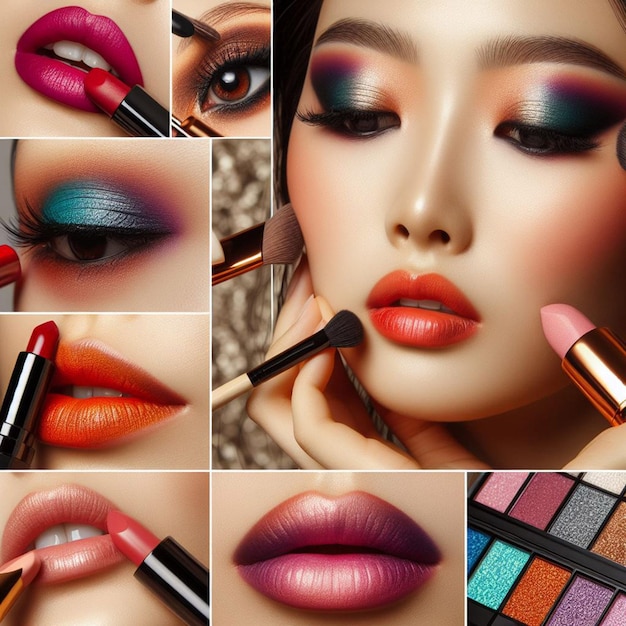 make-up fotocollage