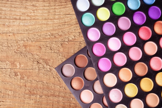 Make-up pallettextuur