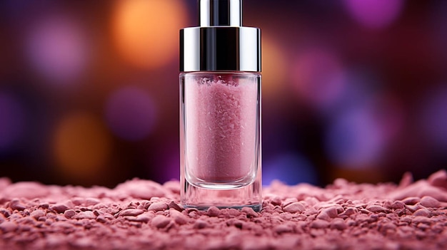 Make-up Remover make-up product geïsoleerd op roze