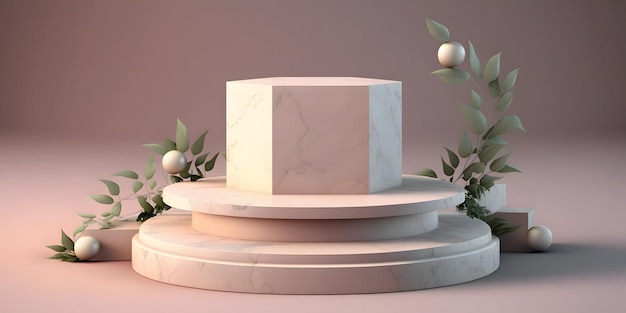 스테이징 및 프리젠테이션을 위한 3D Podium Render로 아이디어를 돋보이게 하십시오.