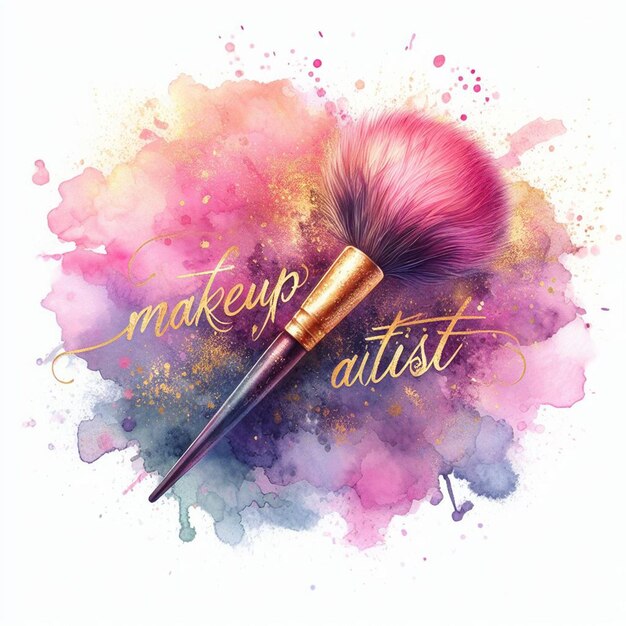 Makeup artist illustration